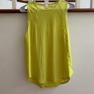 Lululemon Tank Top Yellow
